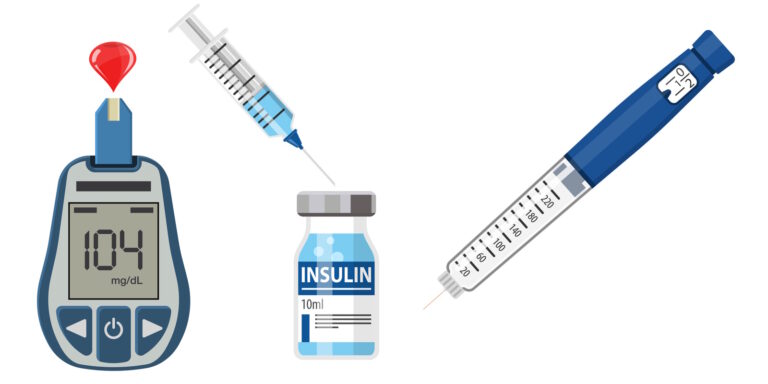 Insulin in diabetes disease 768x384