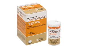 Thuốc điều trị tăng huyết áp  VIACORAM 7mg/5mg