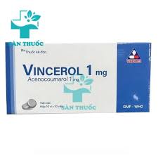 Thuốc tim mạch VINCEROL 1mg (Acenocoumarol 1g)