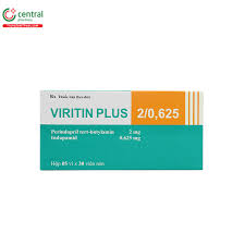 Thuốc điều trị tăng huyết áp VIRITIN PLUS 2/0.625 mg