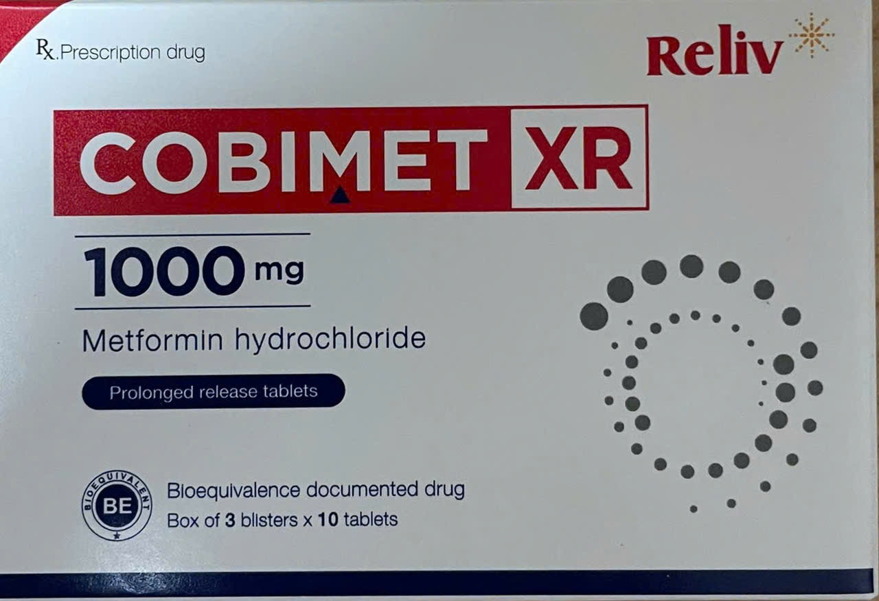COBIMET XR 1000 (METFORMIN,1000mg)